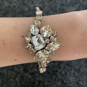 TI Adoro Bridal Crystal Cuff Bracelet